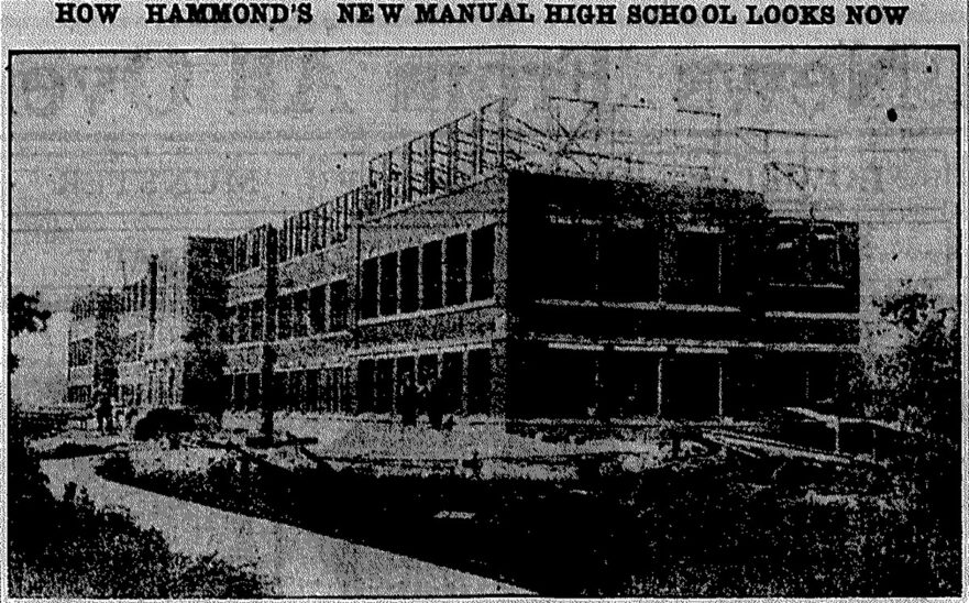 1 Building under construction, 1916