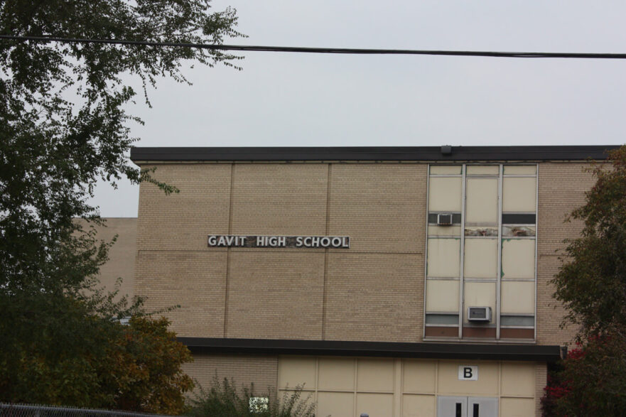 14 East side of Gavit High School circa 2021