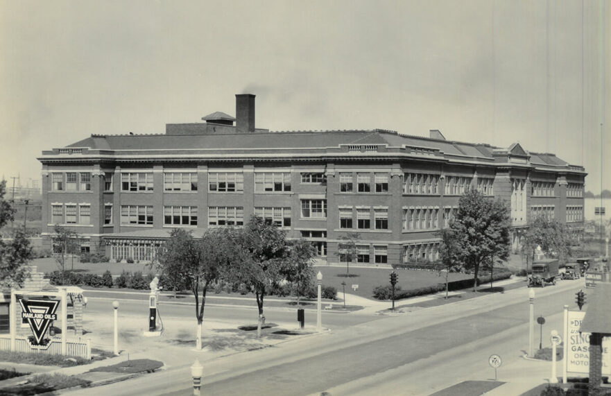2 Hammond High School, Southeast view, 1922