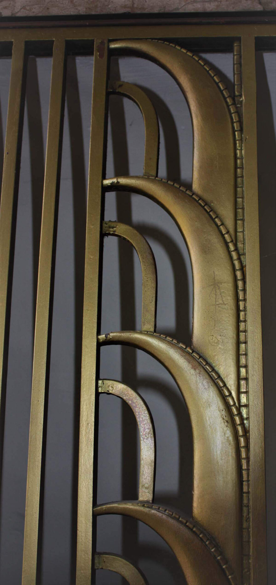 4a Note the fine detail that is in both the transom and heating grate.