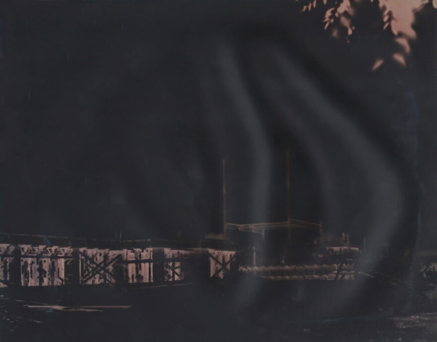 5 Negative image of ground floor construction, circa 1931.