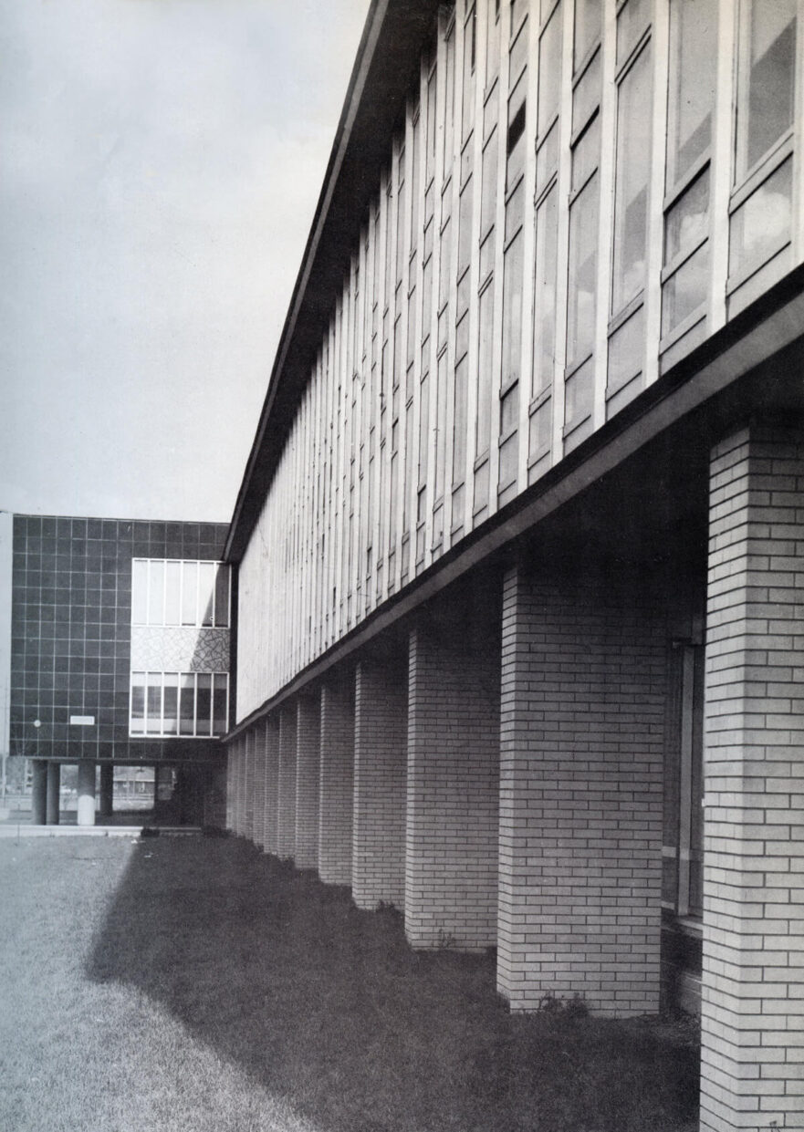 6 West facing façade circa 1961